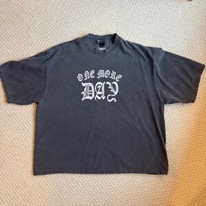 Oversized Drop Shoulder Sons of Sunday Band Tee size Large One More Day